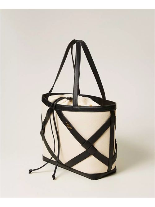 Borsa shopper in canvas TWINSET | TB7271/02711
